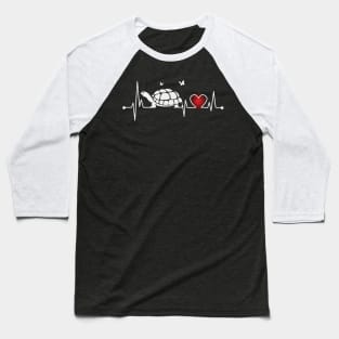 Turtle heartbeat Baseball T-Shirt